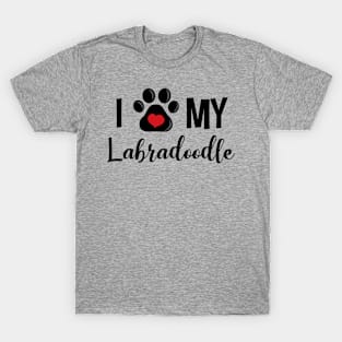 I Love My Labradoodle T-Shirt